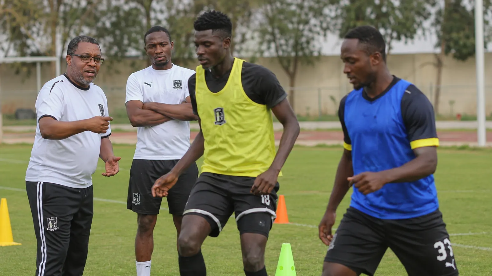 OTSI player development and training session on the field